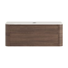 Boyd 1200mm Walnut Wall Hung Vanity with Basin & Shaving Cabinet Package
